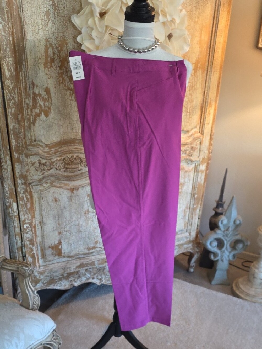 Ashley Stewart Women's Magenta Pants Size 18 - Picture 3 of 12